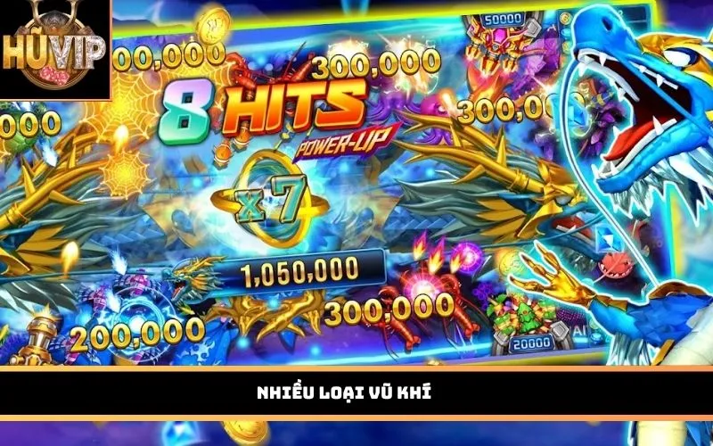 Nhiều loại vũ khí